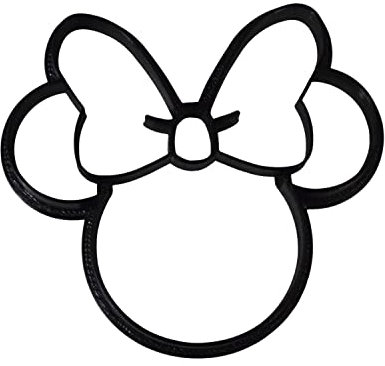 MOUSE MAGICO A TEMA CON FIOCCO TESTA FACCIA CARTONE CARATTERE COOKIE CUTTER MADE IN USA PR530S