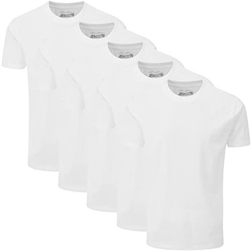 Charles Wilson Paquete 5 Camisetas Cuello Redondo Lisas