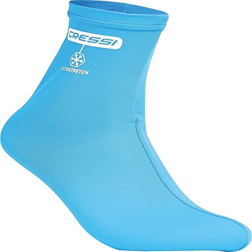 Cressi Unisex – Erwachsene Elastic Water Socks Wassersport, Aquamarin, S-M