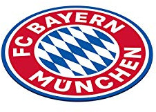 Amscan 9906510 - FC Bayern München Bierdeckel, Set mit 12 Stück, Durchmesser 10,7 cm, aus Papier, Untersetzer für Gläser oder Tassen, Fanclub, Fußball, Party