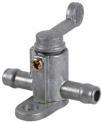 Tapón del tanque de combustible Incrustado Conmutado,8mm 5/16 '' Interruptor de gasolina del tanque de combustible Interruptor de encendido/apagado de llave cuádruple para bicicleta de tierra