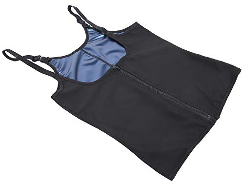 Maglia da Sauna Tuta da Sudore Dimagrante Gilet, Gilet da Fitness da Donna, Sport Traspirante Elastico Shapewear(S/M)