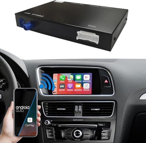 Road Top Wireless CarPlay Interface Decoder for Audi Concert Symphony Radio | A4 A5 S4 S5 RS4 RS5 Q5 2009-2015 Year