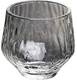 caihuashopping Wassergläser Handgeblasene Scotch-Gläser mit dickerer Basis |Moderne Felsenglas stilvolle ideale Felsengläser, Bourbon und Cocktails Trinkglas