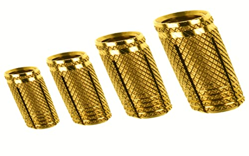 Messingdübel Messingspreizdübel M5 M6 M8 M10 M12 M14 M16 Innengewindeanker metrisch (M8 x 28mm - 10 Stück)