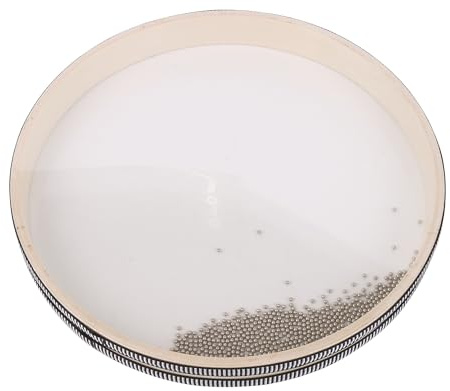 BQLZR Hölzerne Wellenperlenperle Ocean Sound Drum Percussion Instrument 30,5 cm für Musikerziehung
