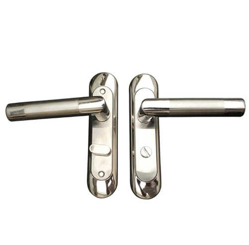 Serrure de porte de salle de bain simple en acier inoxydable, poignée de porte intérieure, serrure de salle de bain, serrure de toilette, quincaillerie de meubles, 1 pièce(40mm)