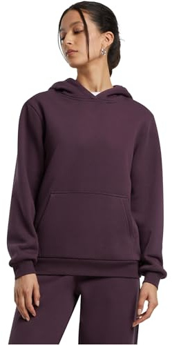 Build Your Brand Sudadera con Capucha de Las Mujeres, 70% Algodón 30% Poliéster, Morado, 4XL