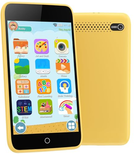 Kids Smart Phone Gifts for Boys and Girls Ages 3-12, 3.97 Touchscreen Learning Toys – Kids Cell Phone with 210+ Learning Games and 190+ Drawing, Toys for Birthday Christmas and Back-to-School Gifts