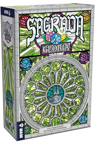 Devir - Sagrada: Gloria, Juego de Mesa, Expansión de Sagrada, Juego de Construcción, Expansión de Juego de Mesa (BGSAGVSP)