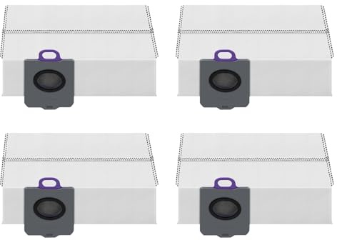Set Of 4 Practical Bag Easy Installation Vacuum Cleaners Nonwovens Collection For Allergy Sufferers Large Capacity Vacuum Bags