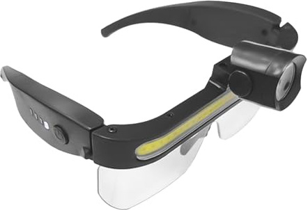 Générique Lunettes De Sécurité LED Glêmes De Protection Men Des Femmes Foggy Deux Modes Construction Travail Construction Atelier De Réparation Garage Home Work