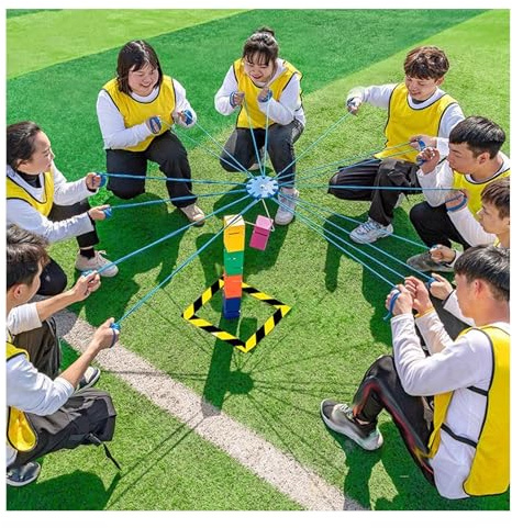 IBOWZ Teamwork-Turmspiele, Gruppenlernaktivität, Spaß beim Spielen, Teenager, Erwachsene, Sportfest, Outdoor, Indoor, Schule, Hinterhofparty