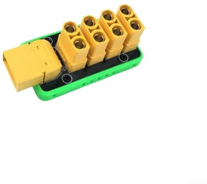 RC Stromverteilerplatine 4-K für xt90 PDB für Auto Boot - Hochstrom Metall Klemmleiste Modul DIY Hobby (B)