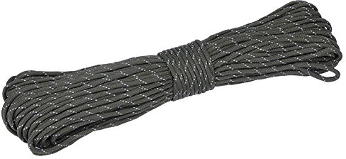 Dilwe Reflektierendes Paracord Seil, 31 Meter, 9 Stränge, Multifunktionales Outdoor Seil für Jagd, Zeltbau und Alltagsgebrauch