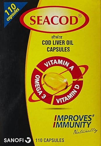 Merck SevenSeas Original Cod Liver Oil Capsules- 500 Pieces - Free EXPEDITE Shipping
