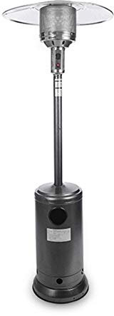 Riscaldatore da Patio, riscaldatore a propano con Ruote e Tavolo Riscaldatore da Esterno da Tavolo da Esterno Riscaldatore a Gas a Forma di ombrellone Verticale da Esterno, riscaldatori da Esterno a
