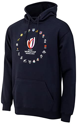 Rugby World Cup Sweat RWC 20 Nations - Collection Officielle Coupe du Monde de Rugby 2023 - Taille L