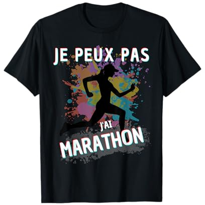 Je Peux Pas J'Ai Marathon Course Sport Marathon Cadeau T-Shirt