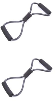Amosfun 2st Brust-Expander Federbrustexpander Expanderbänder Für Die Brust Brustexpander Zugtrainer Abbildung 8 Stretchband Spannband Aus Gummi Brustgurt Gürtel Fitness Elastizität