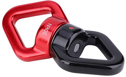 Swing, 30 KN Safest Swing Connector Outdoor Rotation Device Play and Swing Set for Mountaineering Yoga Playset and Playground Equipment (Red Black)