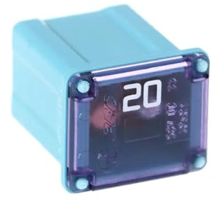 10PC Micro M Rechteck Sicherung Mini Größe PEC Automotive Auto Sicherung 15A 20A 25A 30A 40A (Color : Short 20A)