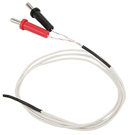 Termopar Paraultimetro Thermoelement-Utimetersonde UA23 Premium-Temperaturfühlerkabel: 4-mm-Thermoelementsensor für Genaue Messungen, Großer Bereich von ?50~400℃, Doppelkopf