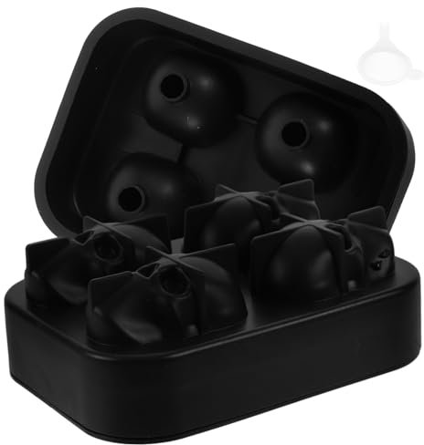 PRETYZOOM Formen in Totenkopfform 4 Stück Haushalts-eisform Küchen-eisform Formen Für Whisky Cocktails Kalte Getränke