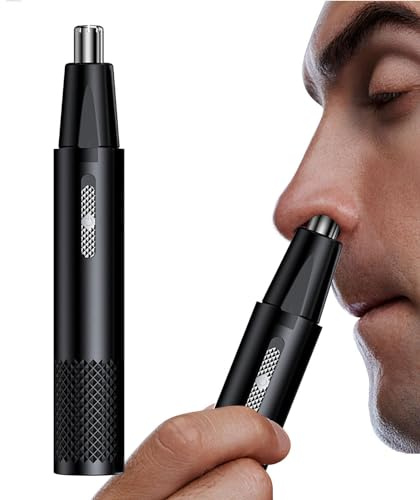 Setauoo Rasoio elettrico per naso – Taglianaso ricaricabile per uomo | 2 in 1 rasoio per sopracciglia, tagliacapelli ricaricabile per orecchie, barba, piedi, delle mani, taglianaso facile da