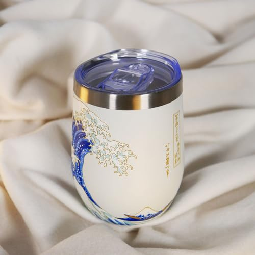 Moriarty Art Project Mug de voyage isotherme - La Grande Vague de Kanagawa