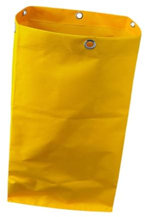 KESOTO Cleaning Cart Bag Cleaning Trolley Cloth Bag Oxford Cloth Waterproof Hotel Service Cart Bag for Sundries Garbage Housekeepers, 72x25x35cm