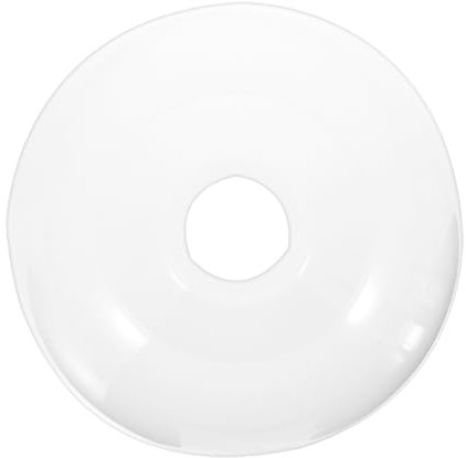 DOITOOL Acrylic Lamp Shade Cover White Pendant Lamp Shade Diameter 245mm Decorative Flower for Home Lighting