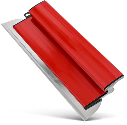 Neuytiky Spatule de Surface 40cm,Spatule de Surface en Acier Inoxydable Antirouille,Spatule de Lissage,Couteau Enduit,Pour Le Plâtrage de Plafond et Mur