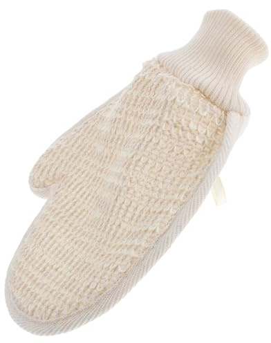 Alipis Peeling-duschhandschuh aus Sisal für Sanfte Hautreinigung Strapazierfähig für Bad und Dusche Multifunktional für Erwachsene