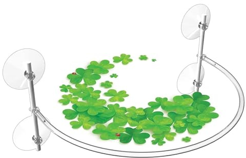 Barrera para plantas de acuario, soporte flotante para plantas, anillo de alimentación para peces protege plantas flotantes, accesorios de acuario, superficie de agua, corral de plantas, elemento de