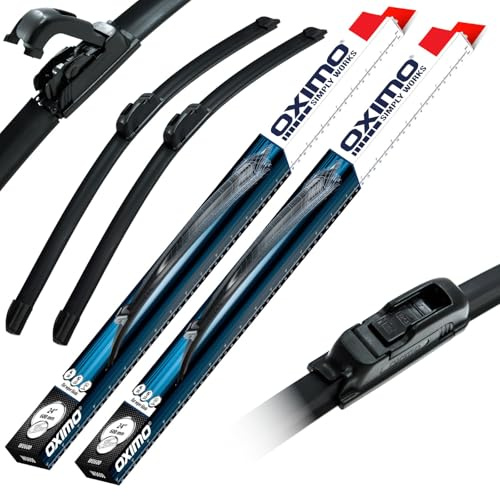 OXIMO Essuie-glaces pour Porsche 911 996 Carrera 4 Coupé 2001-2005 | Avant, Lot de 2 balais d’essuie-glace - 550 mm à gauche, 525 mm à droite