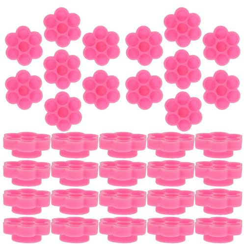 Garneck Lot de 200 Supports de Colle en Plastique pour Extensions de Cils, Récipients Anti-Goutte, pour Pose et Entretien en Salon