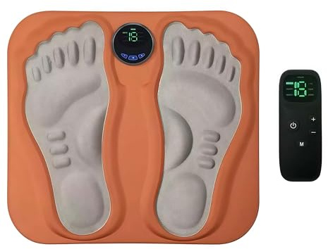 Orthoback ReNerv 3D EMS Fußmassagegerät mit Wärmefunktion, Fußmassage gegen Nervenschmerzen und Taubheit, Fussmassage Durchblutung Beine und Füße, Heating Foot Massager für Entspannung Zuhause