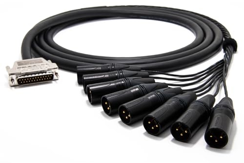 enoaudio Mogami 2932 8 Multicore analógico Cable Snake | D-Sub 25 – Neutrik XLR macho | HiFi - 2,0 m