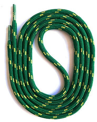 SNORS Schnürsenkel rund DUNKELGRÜN OLIVE 75cm Ø5mm, Sicherheitssenkel für Arbeitsschuhe, Wanderschuhe, Stiefel - reißfest, waschbar, Schuhband