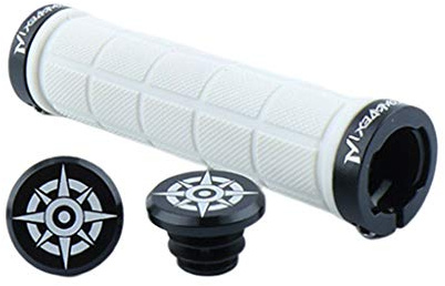 Perfeclan 1 Paar Fahrrad Lenkergriffe rutschfeste Gummi Bike Lenker Griff Lock-On Lenkergriffe geeigent für Fahrrad, Mountainbike, Rennradfür