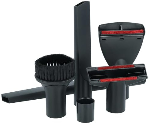vhbw Dammsugare bilmunstycksset (5 delar) lämplig för dammsugare med 35 mm anslutning, t.ex. från AEG, Miele, Vorwerk Bosch och mycket mer.