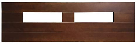 PEJECAR Cabecero de Madera Suecia, Color Nogal, para Pared. Cabecero para Camas de 150 | Cabeceros Madera Pino | Dormitorio Matrimonio | Cabezal Cama (Abierto, para Cama de 150 (160 x 44))