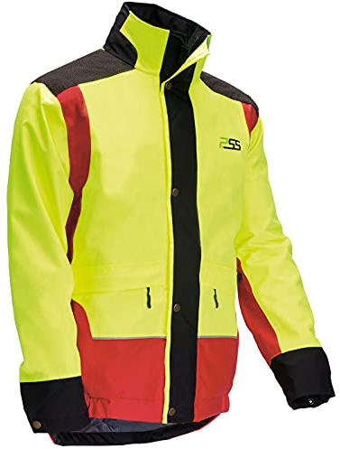 PSS Regenjacke X-Treme Rain - Wasserdichte Regenjacke für die Drückjagd - Wasserfeste Jagdjacke Herren - Arbeitsjacke für die Waldarbeit , Größe:M