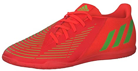 adidas Herren Predator Edge.4 In Sala Sneaker, Solred/sgreen/cblack, 44 2/3 EU Schmal