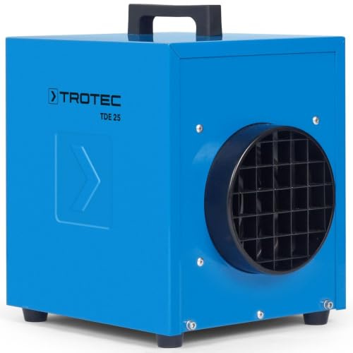 TROTEC TDE 25 V2 Heizleistung 3 kW | Luftmenge 206 m³/h – Heizgebläse elektrisch für Baustelle