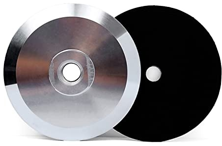 HOMESOM 5 Zoll (125mm) Aluminium Backer Pad Haken und Schleife Backing Pad Backing Halter M14 Polnisch Radhalter Pad