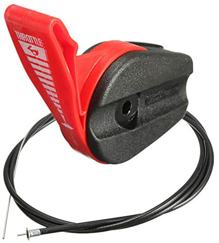 Kit interruttore di controllo cavo acceleratore tosaerba 165 cm accessori per macchine da giardino parti di ricambio maniglia a leva a spinta manuale accessori universale per tosaerba elettrici e a