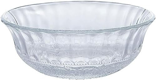 伟 祥 Bol à salade, à pâtes, saladier de fruits en verre transparent, bol à dessert en cristal pour la maison, saladier de légumes, convient pour les fruits, soupes, pâtes, soupes et salades