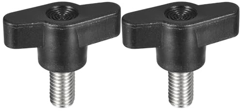 QUARKZMAN 2 Pcs de Tornillo de Sujeción con Mango, M8 x 15mm, Tornillos de Pulgar en Forma de T de Acero Inoxidable 304 para Reemplazo Rápido de Perillas de Apriete Manual